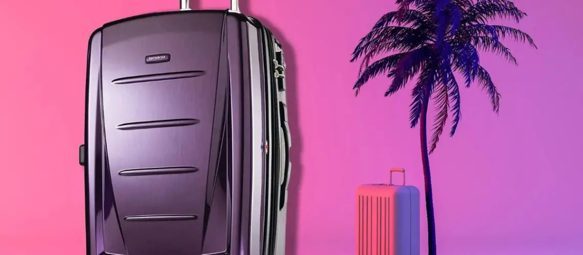 Samsonite Purple Luggage