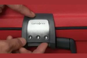 How to Unlock Samsonite Luggage